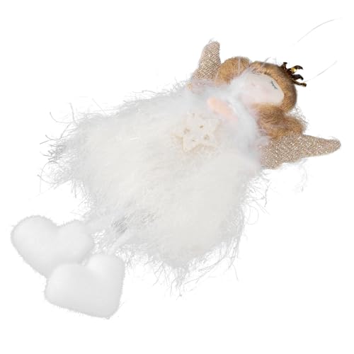 ifundom Hängende Engelsverzierung Engel Puppe Dekoration Weihnachtsbaumschmuck Ausgestopft Tür Weihnachtsbaumdekorationen Weihnachtsdekoration Zum Aufhängen Figur Ornamente Fee Weiß Stoff ifundom Hängende Engelsverzierung Engel Puppe Dekoration Weihnachtsbaumschmuck Ausgestopft Tür Weihnachtsbaumdekorationen Weihnachtsdekoration Zum Aufhängen Figur Ornamente Fee Weiß Stoff von ifundom