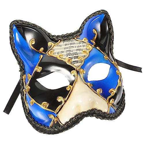 ifundom Halbgesichtige Raubkatzenmaske Kabuki-Maske Fuchs-Cosplay-Maske Masken Kostümparty Halb- halloween costume halloween kleidung dekorative Fuchsmaske Maskerademaske Plastik Blue ifundom Halbgesichtige Raubkatzenmaske Kabuki-Maske Fuchs-Cosplay-Maske Masken Kostümparty Halb- halloween costume halloween kleidung dekorative Fuchsmaske Maskerademaske Plastik Blue von ifundom