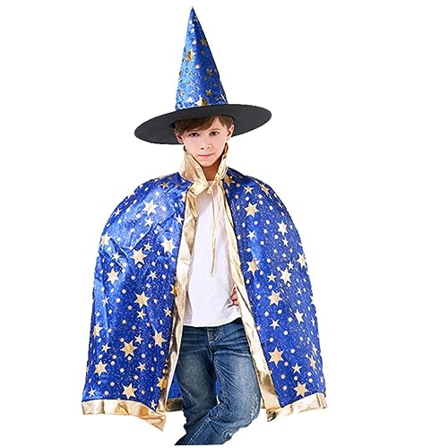 ifundom Halloween Fünf Sterne Umhang Blaues Cape Mit Kapuze Für Cosplay Karneval Und Halloween Partys Für Kreative Kostüme Und Rollenspiele ifundom Halloween Fünf Sterne Umhang Blaues Cape Mit Kapuze Für Cosplay Karneval Und Halloween Partys Für Kreative Kostüme Und Rollenspiele von ifundom