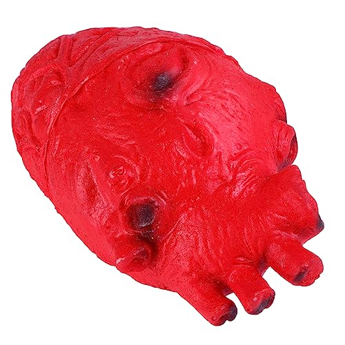 ifundom Halloween-Requisiten Herzen für Party gruselig Halloween Horror Halloween grusel Horror-Requisiten Halloween-Horror Halloween-Deko-Zubehör schreckliche Schießstütze Vinyl rot von ifundom