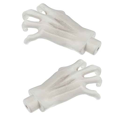ifundom Halloween-Simulationshand gruselige Halloween-Dekorationen Halloween Halloween assecoires Halloween Dekoration Plastik gefälschte Hand realistische gefälschte Hand Grey von ifundom