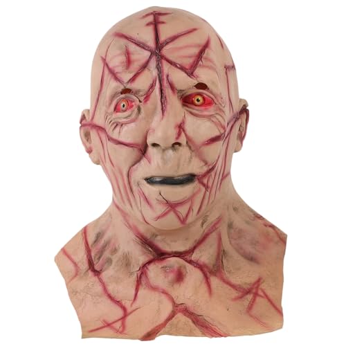 ifundom Halloween für Erwachsene halloween horror halloween grusel terrifier mask halloween assecoires halloween beängstigend Masken Halloween-Maske gruseliges Halloween Emulsion ifundom Halloween für Erwachsene halloween horror halloween grusel terrifier mask halloween assecoires halloween beängstigend Masken Halloween-Maske gruseliges Halloween Emulsion von ifundom