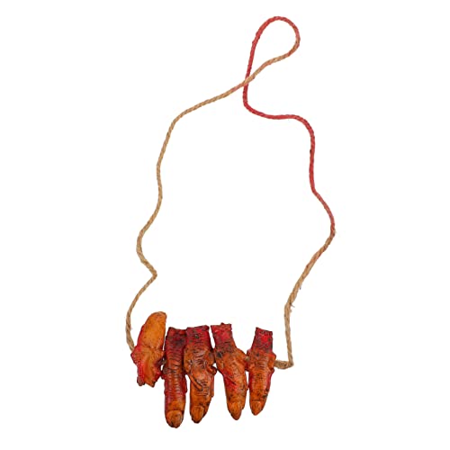 ifundom Halloween mit gebrochenen Fingern Reize Halloween hängendes Skelett Halloween Dekoartikel Halloween Horror Anhänger zum Aufhängen Einer Orgel Halloween-Horror-Dekoration Plastik von ifundom