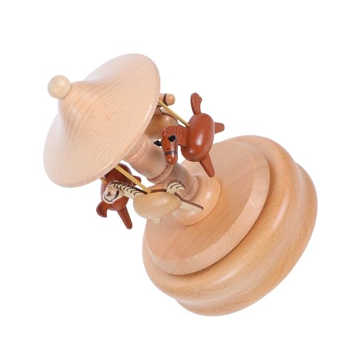 ifundom Handgefertigte Rotierende Musikbox Exquisite Holzhäuser Geburtstag Für Kinder Und Erwachsene Einzigartige Dekoration Vintage Musical Jewelry Box ifundom Handgefertigte Rotierende Musikbox Exquisite Holzhäuser Geburtstag Für Kinder Und Erwachsene Einzigartige Dekoration Vintage Musical Jewelry Box von ifundom