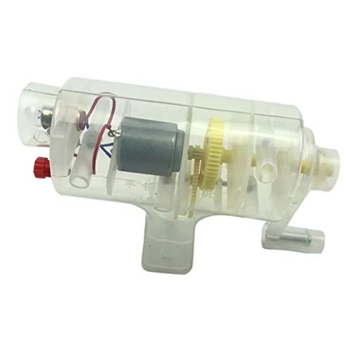 ifundom Handkurbelgenerator für Physikunterricht Mechanischer Stromgenerator zum Experimentieren Handbetriebenes Lernspielzeug für Schüler für Grundschule und Mittelschule von ifundom