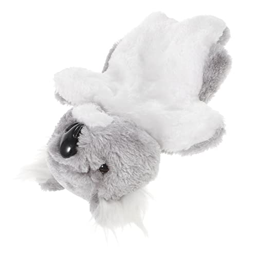 ifundom Handpuppe Früherziehung interaktives Puppen handpuppen für Erwachsene Rollenspielzeug Cartoon-Tiere-Marionette lebensechtes Handspielzeug Plüsch Grey von ifundom