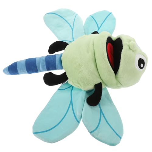 ifundom Handpuppe Libelle Hai heiser Drachen Dinosaurier Marionette fliegen Handpuppe Handpuppe für Libelle Handspielzeug Frühpädagogisches Libellenpuppe Plüsch von ifundom