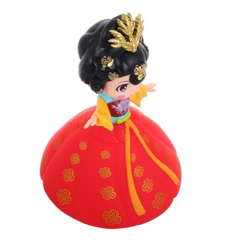 ifundom Harz Cartoon Tumbler Puppe Mit Musikalischer Musik Für Bauchspaß Mit Farbenfrohem Design Chinesische Dynastie Figur Chinesische Traditionelle Puppe von ifundom