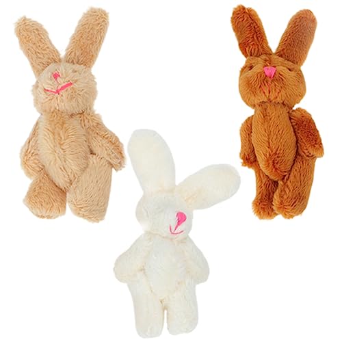 ifundom Hase Kawaii üsch Hase Anhänger Niedliche Stofftiere Für Kinderzimmer Deko Hellbraun Und Lange DIY Handarbeit von ifundom