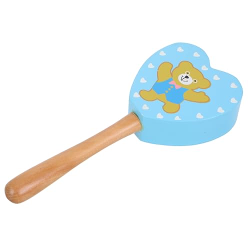 ifundom Herzförmiger Maraca Sandhammer Musik Shake Ball Percussion Sand Shaker Kleinkindinstrument Hölzernes Maraca Kindermusikinstrument ifundom Herzförmiger Maraca Sandhammer Musik Shake Ball Percussion Sand Shaker Kleinkindinstrument Hölzernes Maraca Kindermusikinstrument von ifundom