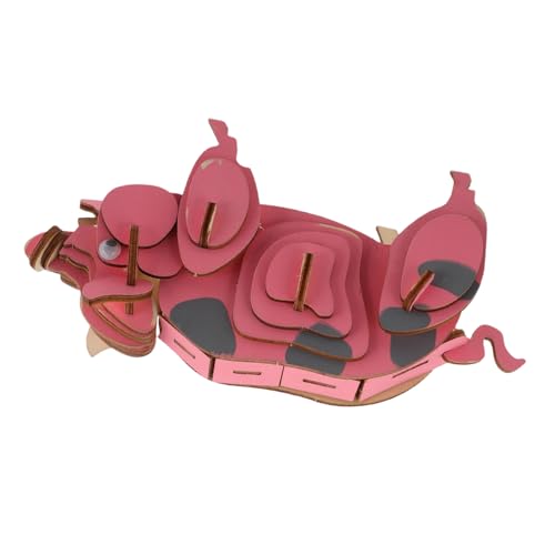 ifundom Hölzerne Rätsel 3D Tier Modell Sammlung Display Puzzle Modell Bildungsholz Toys Puzzle -Kits Für Familien Interaktive Handwerksspielzeuge von ifundom
