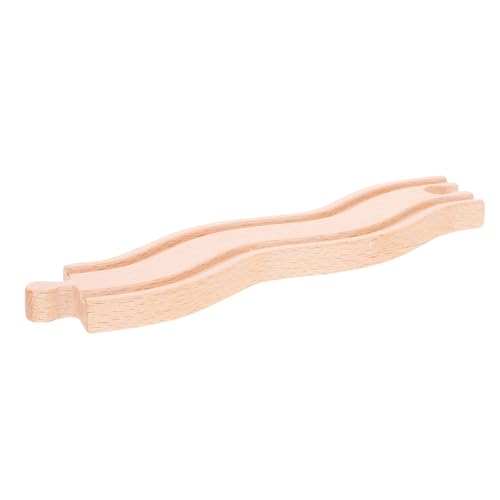 ifundom Hölzerne Zugspurzubehör Schiene Spuren DIY-bahngleise Eisenbahngleis Kinderspielzeug -Eisenbahn-liebling Zug-Szene-Track Hölzerne Gleise Holz ifundom Hölzerne Zugspurzubehör Schiene Spuren DIY-bahngleise Eisenbahngleis Kinderspielzeug -Eisenbahn-liebling Zug-Szene-Track Hölzerne Gleise Holz von ifundom