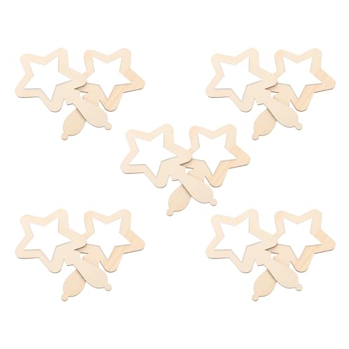 ifundom Holz Handspiegel Sternförmig Unzerbrechlich Für DIY Bastelprojekte Winzige Spiegel Zur Dekoration Im Kinderzimmer Für Selbsterkennung Von Kleinkindern ifundom Holz Handspiegel Sternförmig Unzerbrechlich Für DIY Bastelprojekte Winzige Spiegel Zur Dekoration Im Kinderzimmer Für Selbsterkennung Von Kleinkindern von ifundom