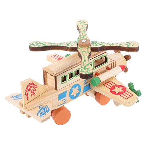 ifundom Holz Hubschrauber Für Lustiges Militärhubschraubermodell Für Kreative Spielstunden Sicheres Und Langlebiges Material Als Für Jungen ifundom Holz Hubschrauber Für Lustiges Militärhubschraubermodell Für Kreative Spielstunden Sicheres Und Langlebiges Material Als Für Jungen von ifundom