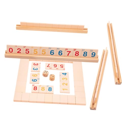 ifundom Holz Shut The Box Spiel Klassisches Würfelspiel Tischspiel für Familie und Freunde Tragbares Langlebiges Gesellschaftsspiel zur Sozialer Fähigkeiten und Rechenübungen für ifundom Holz Shut The Box Spiel Klassisches Würfelspiel Tischspiel für Familie und Freunde Tragbares Langlebiges Gesellschaftsspiel zur Sozialer Fähigkeiten und Rechenübungen für von ifundom