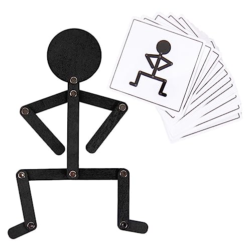 ifundom Holz Steckspielzeug Kleines Figur Puzzle Motorik Lernspielzeug für Feinmotorik Kreativität Vorstellungskraft ifundom Holz Steckspielzeug Kleines Figur Puzzle Motorik Lernspielzeug für Feinmotorik Kreativität Vorstellungskraft von ifundom