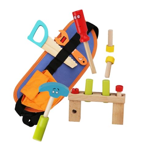 ifundom Holz Werkzeugset für Gürtel Realistisches Sicheres für Kleinkinder Interaktives Lernspielzeug Handfertigkeit als für Jungen und Mädchen ifundom Holz Werkzeugset für Gürtel Realistisches Sicheres für Kleinkinder Interaktives Lernspielzeug Handfertigkeit als für Jungen und Mädchen von ifundom