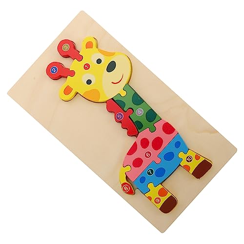 ifundom Holzpuzzle für kinderpuzzle Puzzle schooter 0stergeschenke holzpuzzles Kleinkindspielzeug Kleinkind-Puzzle Giraffe Holztier-Puzzlebrett Lernspielzeug aus Holz hölzern ifundom Holzpuzzle für kinderpuzzle Puzzle schooter 0stergeschenke holzpuzzles Kleinkindspielzeug Kleinkind-Puzzle Giraffe Holztier-Puzzlebrett Lernspielzeug aus Holz hölzern von ifundom