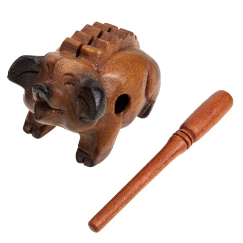 ifundom Holzschwein Dekoration B Hase Für Tierauto Kinderautos Babypuppe Frosch Minikaninchen Schweineförmiges Bastel Soundspielzeug Heimdekor von ifundom