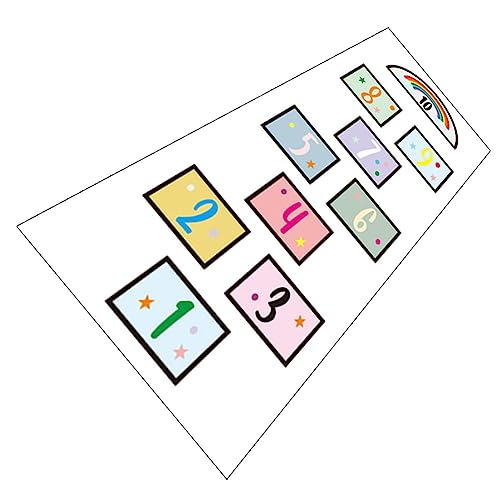 ifundom Hopping-Aufkleber Himmel und Hopscotch-Gitter-Bodenaufkleber Jungs Wall Stickers for Room Playground Zahlenspiel-Bodenaufkleber Gitterboden Aufkleber Papier ifundom Hopping-Aufkleber Himmel und Hopscotch-Gitter-Bodenaufkleber Jungs Wall Stickers for Room Playground Zahlenspiel-Bodenaufkleber Gitterboden Aufkleber Papier von ifundom