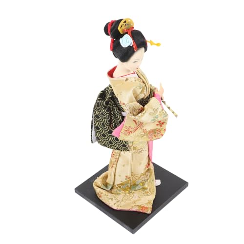 ifundom Humanoid Kimono Puppe Prinzessin Kimono-Ornament Kimono Doll Ornament Japan Home Decoration hausdeko Desktop-Kimono-Puppen-Ornament Desktop-Kimono-Puppen- Seidentuch von ifundom