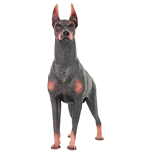 ifundom Realistischer Hund Stofftier Dobermann Modell Simulation Hundespielzeug Für Kinder Pädagogische Wohnkultur von ifundom