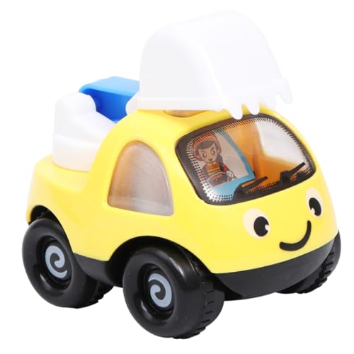 ifundom Inertia Spielzeugauto Für Babys Gelber Kipper Für Ab 1 Jahr Lernspielzeug Mit Inertialem Antrieb Für Kreatives Und Motorikförderung von ifundom