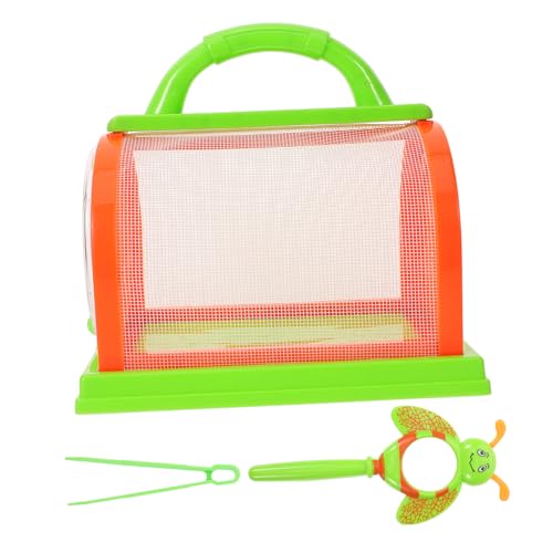 ifundom Lupen-inspektionsbox für Jungen und Mädchen Tragbarer Außenkäfig Schmetterlingshaus Fängerspielzeug ifundom Lupen-inspektionsbox für Jungen und Mädchen Tragbarer Außenkäfig Schmetterlingshaus Fängerspielzeug von ifundom