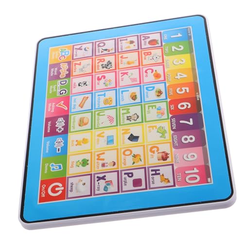ifundom Interaktives Lerntablet für Kleinkinder Touchscreen Alphabet und Zahlen Pädagogisches für Vorschule Fördert Buchstaben und Zahlenerkennung Kindgerechtes Design Frühe Bildung von ifundom