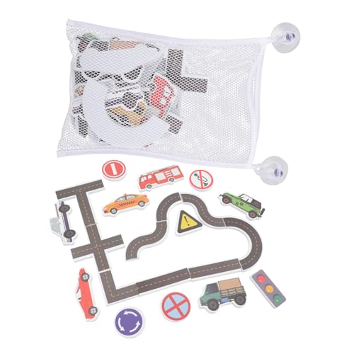 ifundom Jigsaw Puzzle aus Eva Schaumstoff Pädagogisches Bade Fahrzeugmotiven Frühes Lernspiel zur Kognitiven und Logischem Denken Leicht Tragbar und Einfach Anzuwenden von ifundom