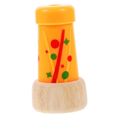ifundom Kaleidoskop- Kinderspielzeug Partyspielzeug Kaleidoskop pädagogisch Cartoon-Kaleidoskope kleines Kaleidoskop Holzkaleidoskope Kinderpreise hölzern Orange von ifundom