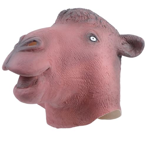 ifundom Kamelmaske Tiere Kopfbedeckung Tier Falsche Vorderseite Karneval Partyzubehör Halloween Kostüm Ausgefallene Verkleidungsmasken Lustige Dekoration Kopfverkleidung Kamelmaske 9x7.8inch ifundom Kamelmaske Tiere Kopfbedeckung Tier Falsche Vorderseite Karneval Partyzubehör Halloween Kostüm Ausgefallene Verkleidungsmasken Lustige Dekoration Kopfverkleidung Kamelmaske 9x7.8inch von ifundom