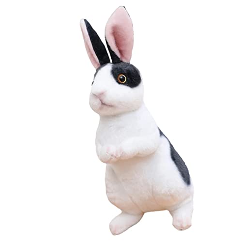 ifundom Kaninchenpuppe Hasenohren tragen Mütze Guck-Guck Mini-Sachen Kuscheltier für plushbit handwäsche Bunny tragbarer Stoffhase tragbares Kinderspielzeug Plüsch von ifundom