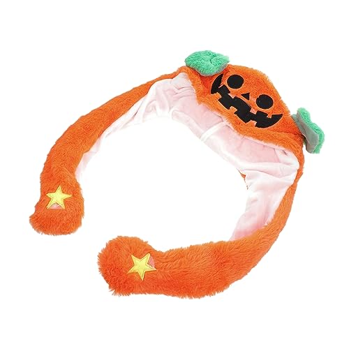 ifundom -Kappe Halloween-Plüschmütze Plüsch-Ohrmütze Kinderhalloween plüschiger Kürbishut lustig bewegliche Ohrmuscheln leuchtender beweglicher Ohrenhut Kostümhut PP Baumwolle Orange ifundom -Kappe Halloween-Plüschmütze Plüsch-Ohrmütze Kinderhalloween plüschiger Kürbishut lustig bewegliche Ohrmuscheln leuchtender beweglicher Ohrenhut Kostümhut PP Baumwolle Orange von ifundom