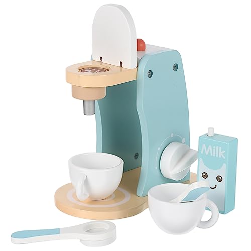ifundom Kapsel Kaffeemaschine Holzspielzeug Mini Kaffeemaschine Für Lehrreiche Küchenspielzeuge Ideal Für Rollenspiele Und Kreative Aktivitäten Perfekt Als Für Kleine Kaffeeliebhaber von ifundom