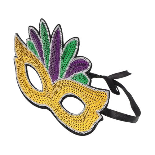 ifundom Karnevalsmaske lustige masken Maskerade Masken karneval partyzubehör karnevalskostüm maske Maskerade-Maske für Frauen Kostüm-Party-Maske Mardi Gras Mask Accessoires Pailletten von ifundom