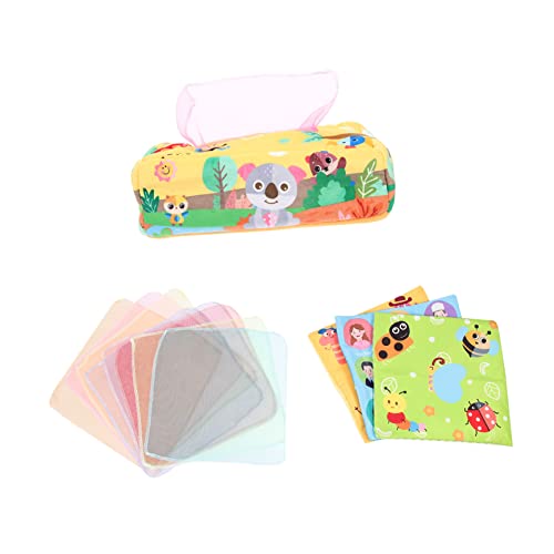 ifundom Kasten Lernspielzeug für kräuseln sensorisch fürs Kleinkind Neugeborenes spielzeughandys für Babys babyspielzeug Toy Zeichentrick-Sinnesspielzeug Plüsch von ifundom