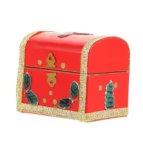 ifundom Kasten Miniaturen Dekorationen Bausatz Zubehör für Puppenhäuser Miniatur-Puppenhauszubehör Weihnachts präsente spielzeuge Mini - puppenhaus dekore Holz rot ifundom Kasten Miniaturen Dekorationen Bausatz Zubehör für Puppenhäuser Miniatur-Puppenhauszubehör Weihnachts präsente spielzeuge Mini - puppenhaus dekore Holz rot von ifundom