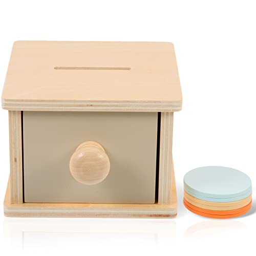 ifundom Kasten Münzbox holzspielzeug Toys Sensory Toys feinmotorik sortierer Maschine Motorikspielzeug für Kleinkinder 1-3 Lernspielzeug für Kleinkinder ifundom Kasten Münzbox holzspielzeug Toys Sensory Toys feinmotorik sortierer Maschine Motorikspielzeug für Kleinkinder 1-3 Lernspielzeug für Kleinkinder von ifundom