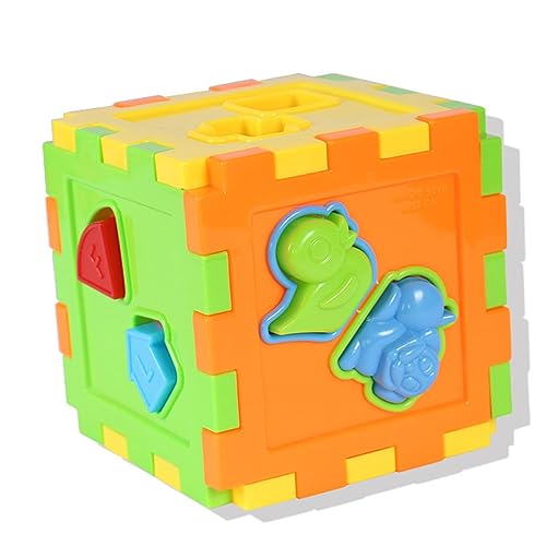 ifundom Kasten Trainingsblockspielzeug Rätsel Bausteine Spielzeuge Bildungsblöcke Papagei-Trainingspuzzle niedlich Intelligenz-Box von ifundom