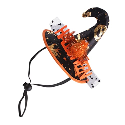 ifundom Katzen Halloween Hut Niedliches Halloween Kostüm für Haustiere Dekorativer Hut mit Kürbis Muster für Partys und Fotoshootings ifundom Katzen Halloween Hut Niedliches Halloween Kostüm für Haustiere Dekorativer Hut mit Kürbis Muster für Partys und Fotoshootings von ifundom