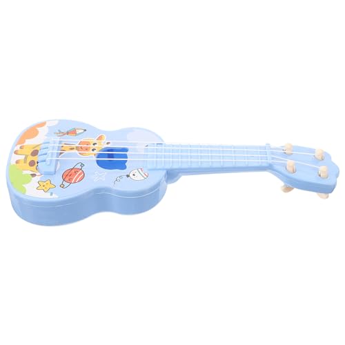 ifundom Kinder-Gitarre-Ukulele Frühes Lernen Ukulele-Spielzeug Mini-Ukulele Musikinstrumente Musikalisches Lernspielzeug Für Anfänger Jungen Und Mädchen Blau von ifundom