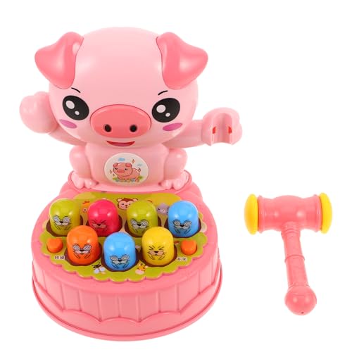 ifundom Kinder-Schweineschlag-Spiel: Klopfspielzeug mit Hämmern, interaktiv und pädagogisch wertvoll für Kleinkinder, fördert die Hand-Augen-Koordination und Muskelkraft bei Jungen und Mädchen von ifundom