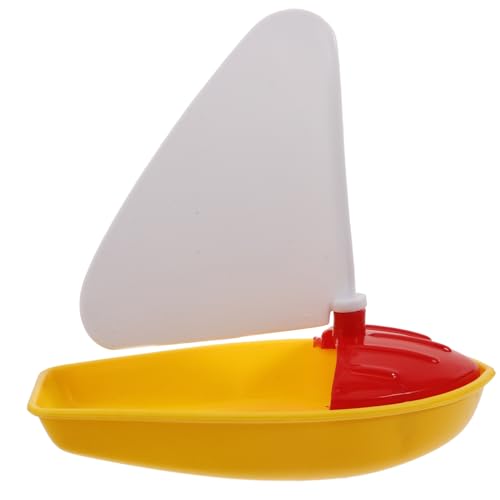 ifundom Kinder Schwimmend Boot Spielzeug Mini Segelboot Badespielzeug Kleinkind Wasserspielboote Mini Yacht Bad Spielzeug Schwimmender Plastikpool Und Badewanne Spielzeug von ifundom