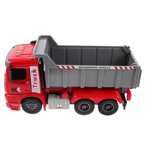 ifundom Kinderbagger-Technikfahrzeugspielzeug Funny Toys Fun Toy Baufahrzeug musikspielzeug Spaßiges Bauwagen für Autospielzeug Spielzeuglastwagen Plastik rot von ifundom