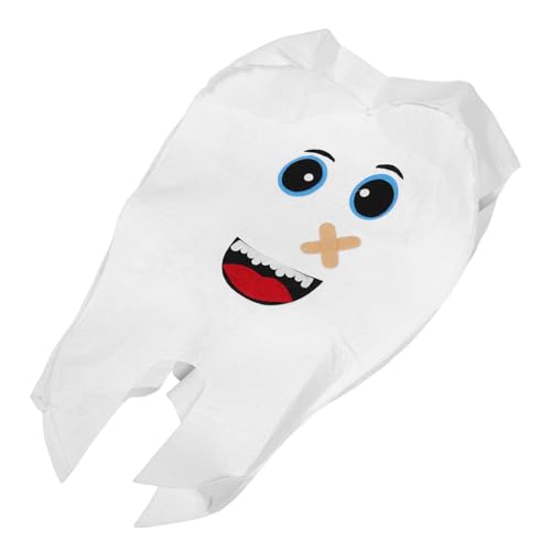 ifundom Kinderdrama -Kostüm Rollenspiel Kleidung Einfache Ankleidung Party Kleidung Festliche Kleidung Rollenspiel zubehör Mädchenkostüme Halloween-Kostüme für Jungen Vlies Weiß von ifundom