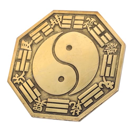 ifundom Kupferner Bagua-Spiegel Dekoratives Accessoire Für Büro Oder Zuhause Festliche Dekoration Für Die Feier des Chinesischen Neujahrs ifundom Kupferner Bagua-Spiegel Dekoratives Accessoire Für Büro Oder Zuhause Festliche Dekoration Für Die Feier des Chinesischen Neujahrs von ifundom