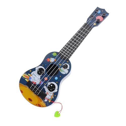 ifundom Kleine Gitarre Im Chinesischen Stil Anfänger Mini-Ukulele Musik Spaced Out Sopran-Ukulele Nachgemachtes Gitarrenspielzeug Simulation Minigitarre Simulations-Ukulele Plastik von ifundom