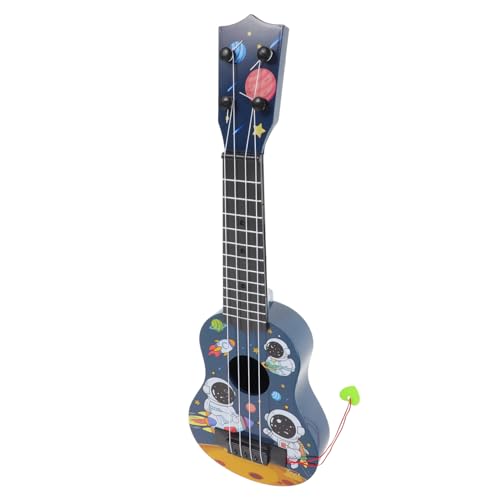 ifundom Mini-Ukulele Gitarrenspielzeug Für Kinder Weltraum-Astronauten-Design Für Die Frühe Musikalische Entwicklung Und Das Lernen von ifundom