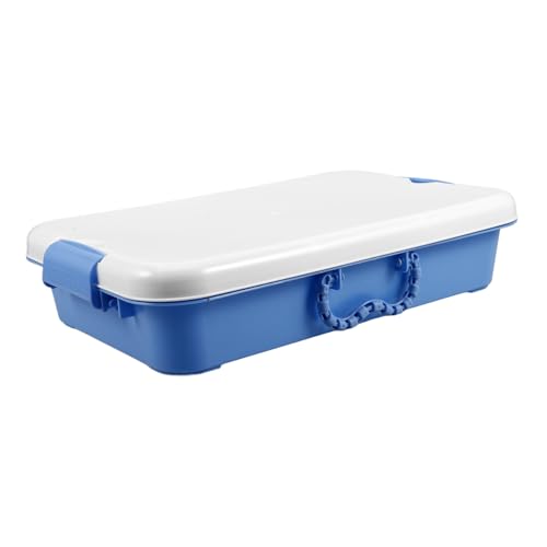 ifundom Kleine Sandwanne mit Deckel Robuste Aufbewahrungsbox für Kinderspielzeug und Bastelbedarf für Innen und Außenbereich Handgehaltener Sandkasten Organizer ifundom Kleine Sandwanne mit Deckel Robuste Aufbewahrungsbox für Kinderspielzeug und Bastelbedarf für Innen und Außenbereich Handgehaltener Sandkasten Organizer von ifundom